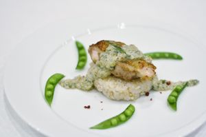 main dish at G and V in Tokyo