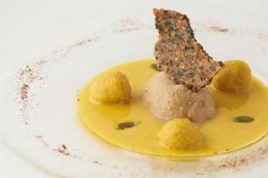 dessert at G and V in Tokyo