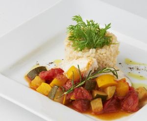 main dish at G and V in Tokyo