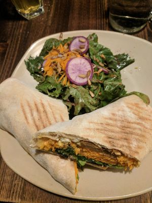 Tempeh Shawarma at The Coup in Calgary