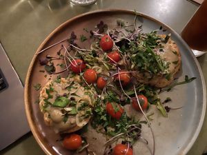 Biscuits and gravy.  ( good but too salty ) at The Coup in Calgary