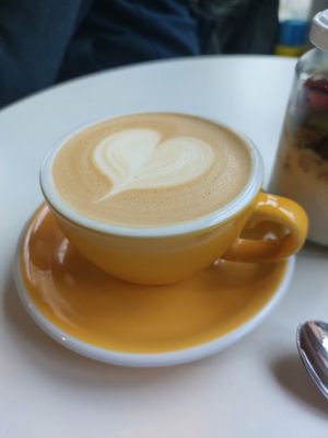 Cappuccino at Intense Coffee - Bonnevoie in Luxembourg City