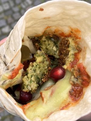 Falafel Rolle (vegan)  at Sesam Mediterrane Küche in Bielefeld