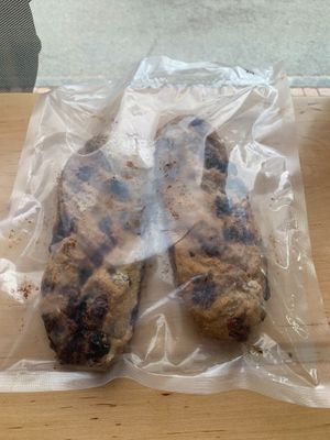 Frozen Chocolate-cranberry bread at Chez Hansel et Gretel in Quebec