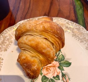 Croissant at Chez Hansel et Gretel in Quebec