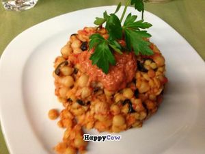 chickpea dish at VEGGIC in Varna