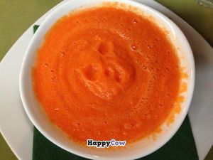 carrot soup at VEGGIC in Varna