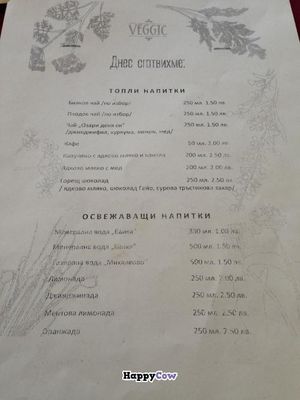 drinks at VEGGIC in Varna