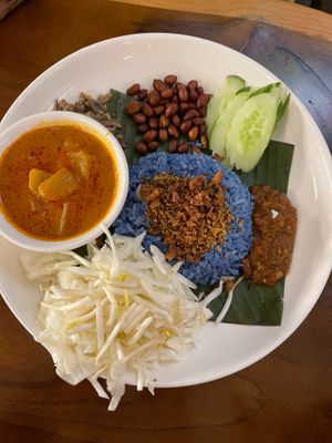 Nasi Kerabu at 181 by BTwelve Cafe in Kuala Lumpur