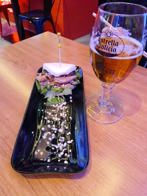 Vegan bao bun at Ramen Shifu in Mallorca