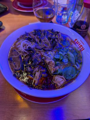 Ramen dragón con extra shitaque at Ramen Shifu in Mallorca