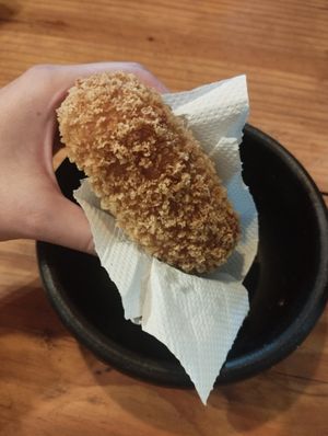 Croquete de carne de caju at germina bar&cozinha in Araraquara