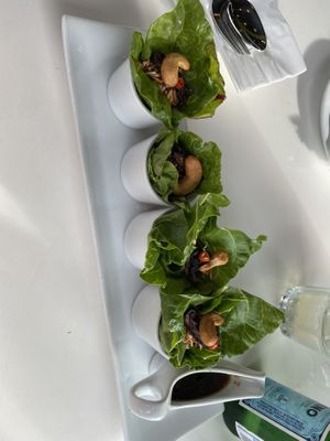 Meang Kham  appetizer  at Satdha Plant Based Thai Kitchen in Santa Monica