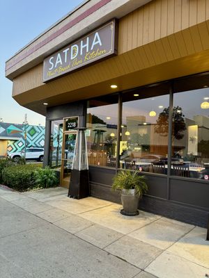 Restaurant Front  at Satdha Plant Based Thai Kitchen in Santa Monica