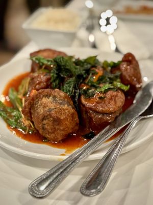 Catfish Eggplant   at Satdha Plant Based Thai Kitchen in Santa Monica