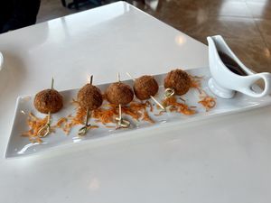 Mung Bean Croquette #Veganuary at Satdha Plant Based Thai Kitchen in Santa Monica