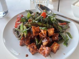 Prik King  #Veganuary at Satdha Plant Based Thai Kitchen in Santa Monica