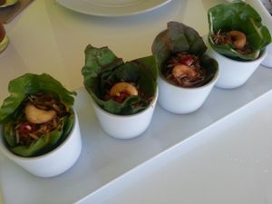 appetizer at Satdha Plant Based Thai Kitchen in Santa Monica