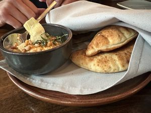 Hummus and Pita   at Granville in Studio City