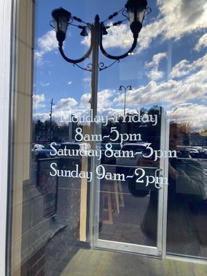 Hours - November 2024 at Cafe Honeycomb in Woodmere