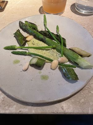 Asparagus meal   at Bouchéry in Uccle