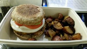 RFD Breakfast Sammie at LAX - Real Food Daily - T4 in Los Angeles