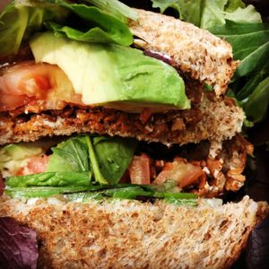 Spicy BLT at LAX - Real Food Daily - T4 in Los Angeles