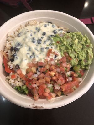 Burrito Bowl at LAX - Real Food Daily - T4 in Los Angeles