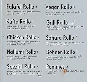 Food Selection 2 at Sahara Sudanese Street Food in Berlin