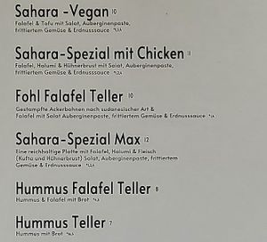 Food Selection 3 at Sahara Sudanese Street Food in Berlin