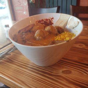 Vegan bowl at Sahara Sudanese Street Food in Berlin