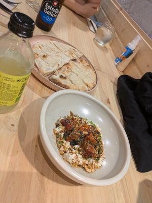 Tofu ricotta at Domo in Barcelona