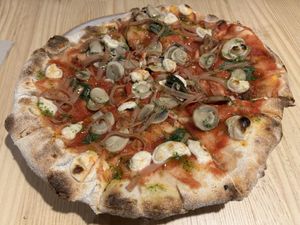 Pizza Isabella han  at Domo in Barcelona