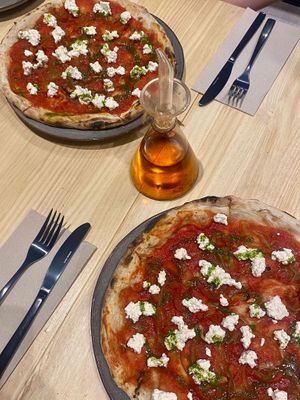 Ricotta pizzaa  at Domo in Barcelona