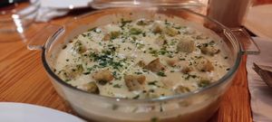 Mushrooms cream soup at SMOQUE Bistro + Cafe  in Tagbilaran