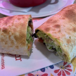 Vegan Burrito at Redbar 24h in Vilanova I La Geltru