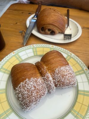 Today’s choice. Pain au Chocolat & Tropical Danish   at URT 유알티 in Seoul