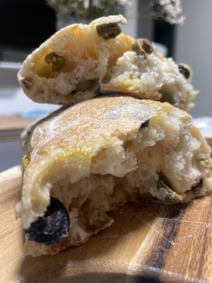 Olive ciabatta at home from URT   at URT 유알티 in Seoul