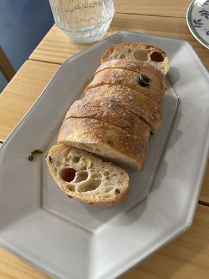 Cheese olive ciabatta   at URT 유알티 in Seoul