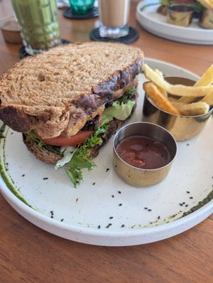 Pesto Sandwich with fried Tofu at CACTUS Ahangama in Ahangama