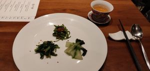 Cantonese veggies at Cantonese en Ken Takase in Tokyo