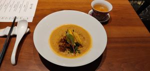 Tantan-like noddles at Cantonese en Ken Takase in Tokyo