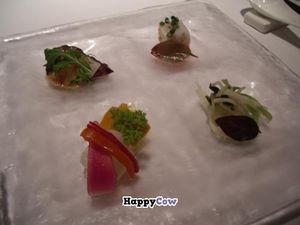 Vegetarian lunch set (3000yen) part 1 at Cantonese en Ken Takase in Tokyo