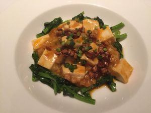 Mabo tufu at Cantonese en Ken Takase in Tokyo