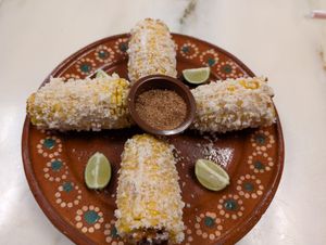 Street corn was really good at Andaluz in Houston