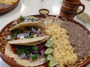 Flour tacos at Andaluz in Houston