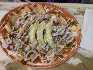 Nachos at Andaluz in Houston