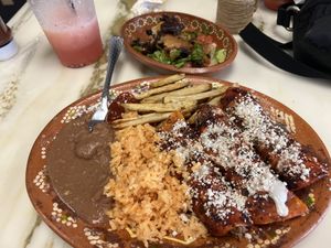 Enchiladas rojas  at Andaluz in Houston
