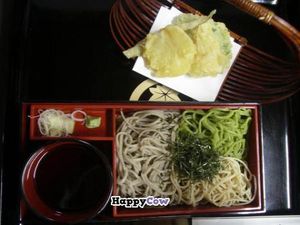 Soba set (only by group reservation). at Takao-san Yakuo-in in Hachioji