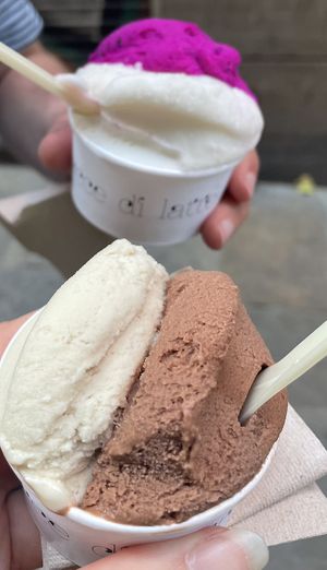   at Gocce di Latte Vegana in Barcelona